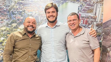 Saulo Germano e Dinho Papaléguas reúnem-se com o prefeito Bruno Cunha Lima